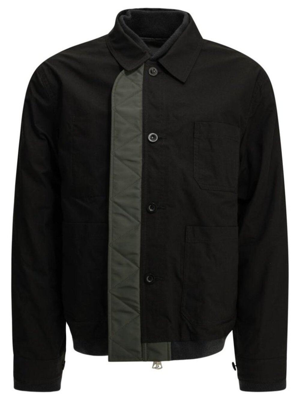 Sacai Nylon Twill X Ripstop Reversible Quilted Jacket Tag Size 4 Men